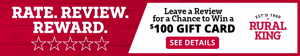 Rate Review Reward — gift card promotion